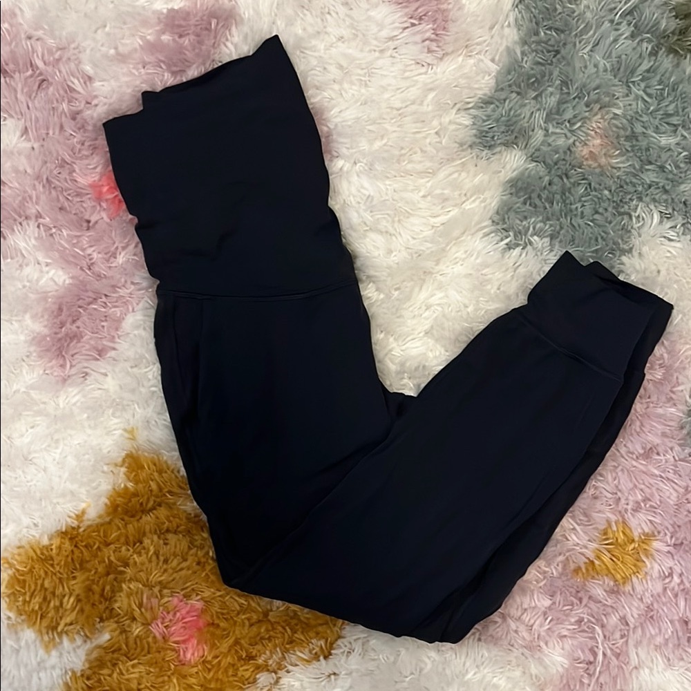 CRZ Yoga Navy Maternity Joggers